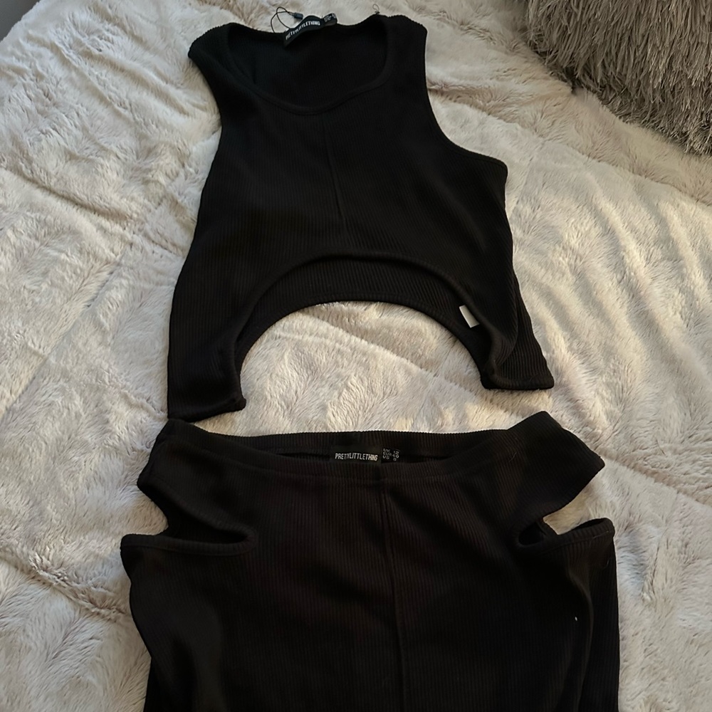 2 piece midi skirt set